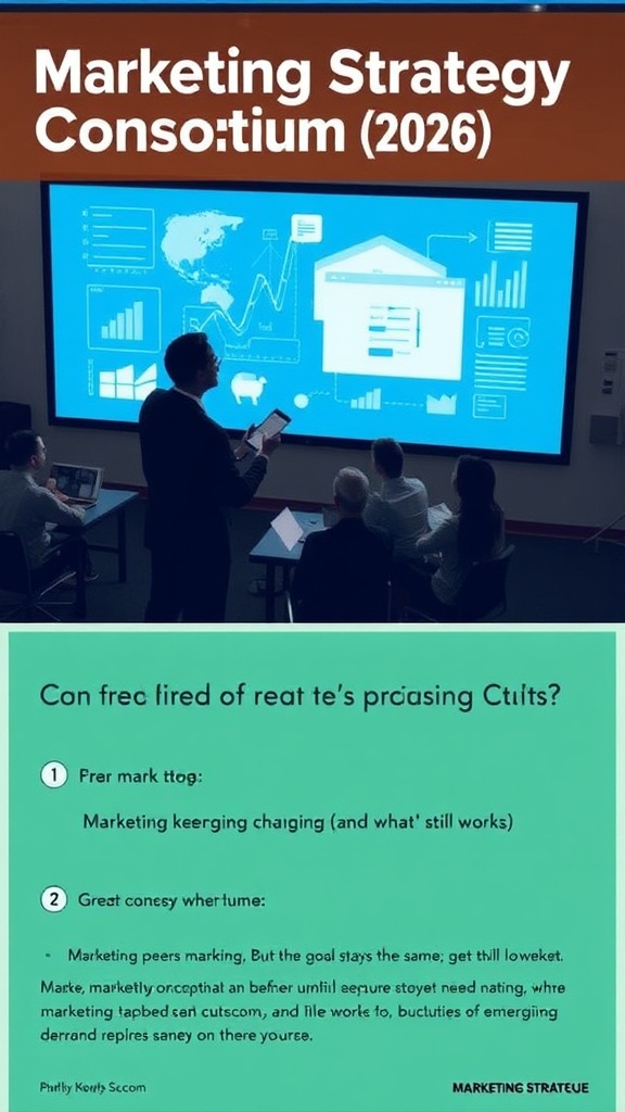 Marketing Strategy Consortium 2026: What’s Changing (and What Still Works)