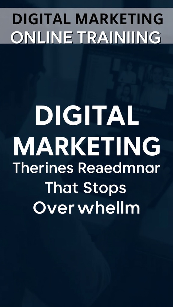 Digital Marketing Online Training: The Beginner Roadmap That Stops Overwhelm
