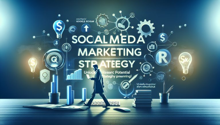social media marketing strategy Google Scholar