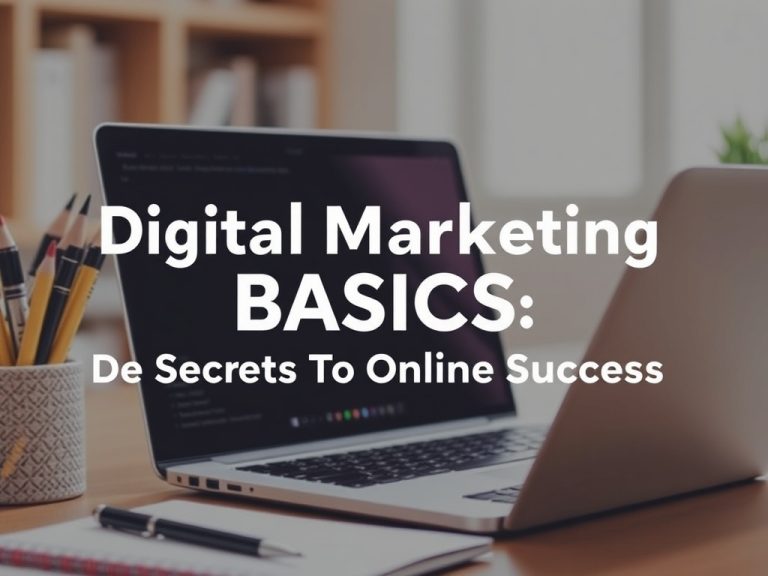 Digital Marketing Basics: Unlock The Secrets To Online Success